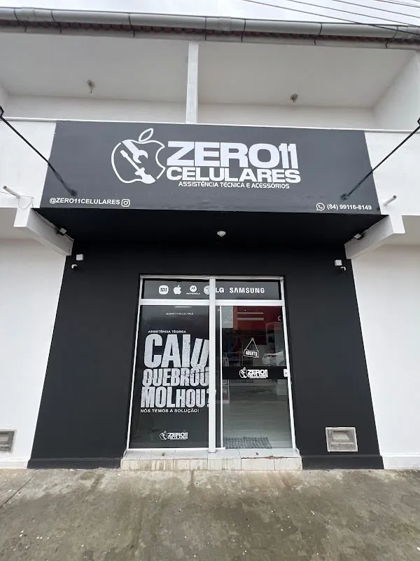 Fachada da Zero11 Celulares na Rua Doutor Álvaro Ozório de Almeida, Pajuçara